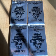 4x 2025-26 Panini Direct Select La Liga white Sparkle Pack Lot of 4 Laliga