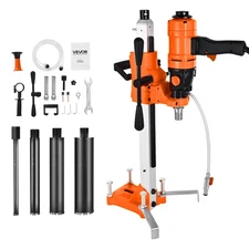 VEVOR Diamond Core Drill Machine Handheld and Stand Concrete Core Drill Rig 8 in
