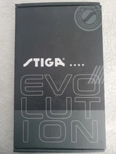 Stiga Evolution Performance Ping Pong Tournament Paddle 6ply Black Red T1281-1