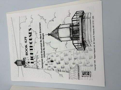 Lighthouses Cross Stitch Pattern Book Deconstructed 2 Light House Patterns - Picture 6 of 14