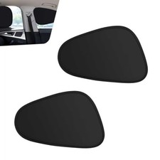 2PCS Car Window Shades with Magnetic, Heat Insulating Light 2 PCS Black