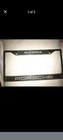 Porsche Black License Plate Frame Collectible McKenna — photo 1