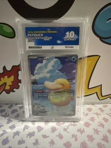 Pokémon TCG - Psyduck 226/217 Ace 10 - Ascended Heroes - Perfect Subgrades