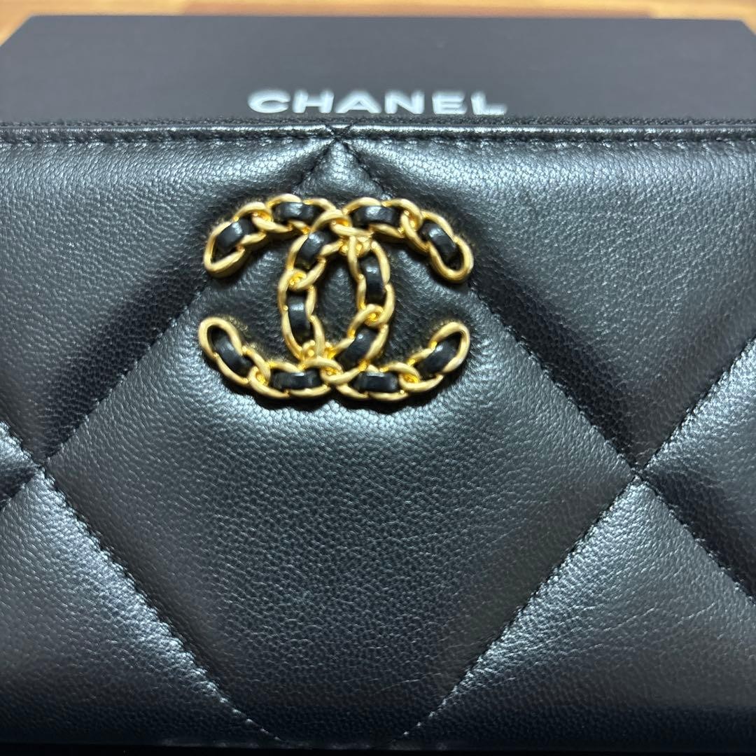 Chanel Medium Wallet Bicolor Black and Pink image 9