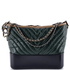 Chanel Gabrielle Hobo Chevron Aged Calfskin Medium