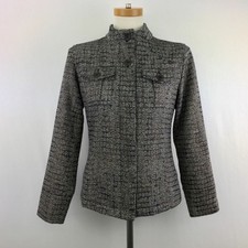 Chico's Women's Jacket Blazer Size 0 Small 4 Multi-color Brown