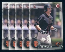 LOT 5X BRYAN REYNOLDS RC Rookie 2016 Bowman Draft 1st #BD77 PIRATES