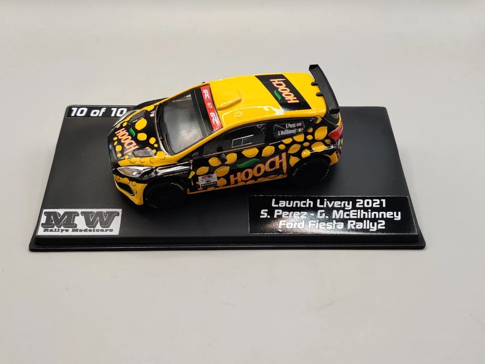 1:43 Ford Fiesta Rally2 Seb Perez livrea lancio 2021 raro!! - Immagine 4 di 4
