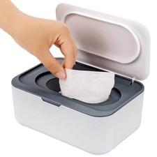 Baby Wipes Dispenser Wipe Holder Baby Adult,Keeps Wet Tissue Fresh Non-Slip