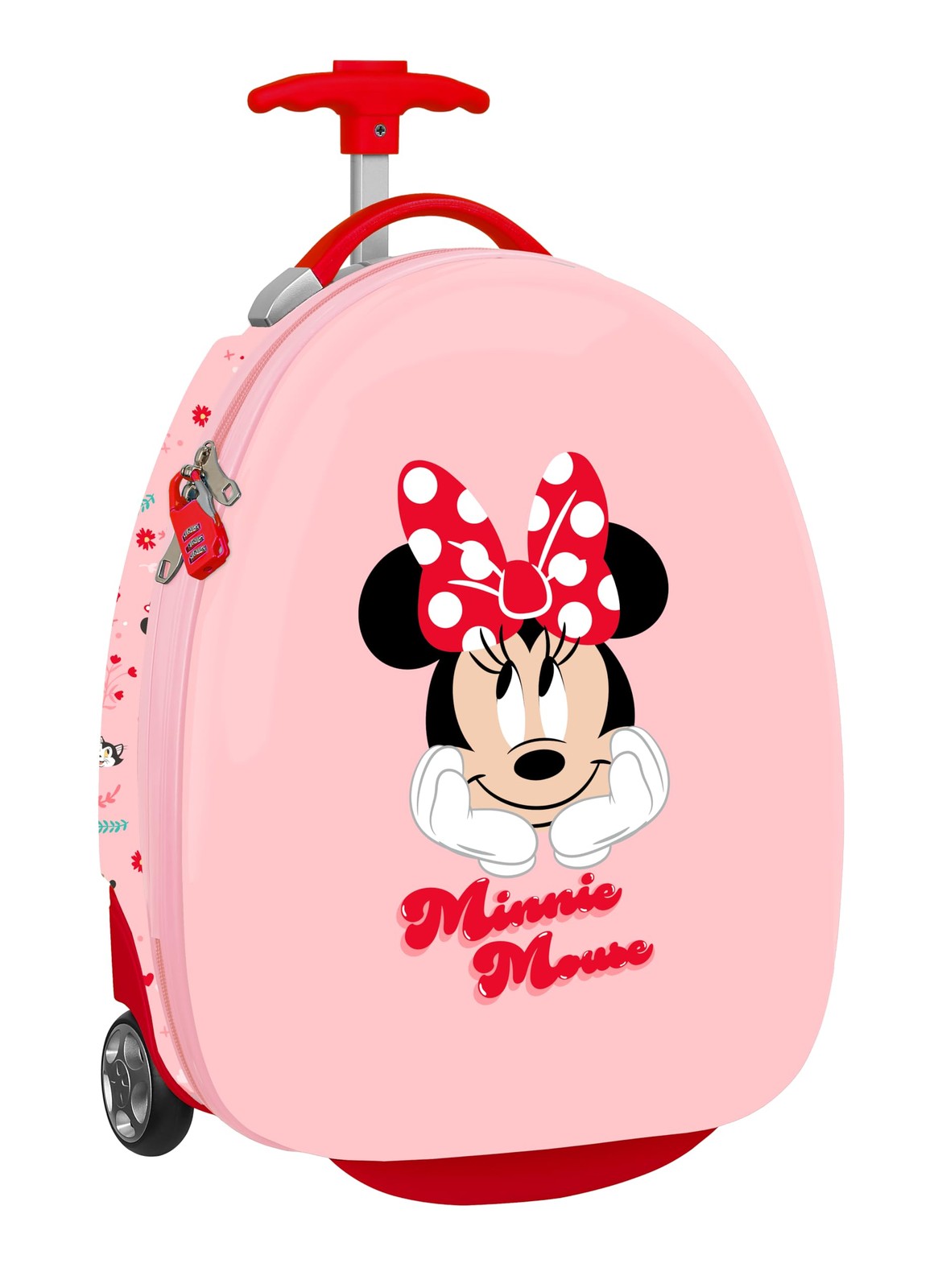 MINNIE MOUSE NAIVE – Cabin Trolley 16 Inches, Suitcase with Wheels, Security Loc