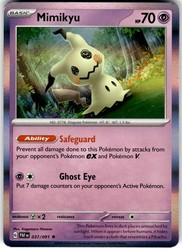 Mimikyu 037/091 Paldean Fates
