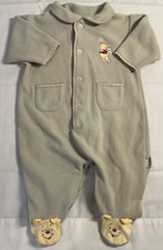 Vtg Disney Winnie Pooh One Piece Sleeper Embroidered 0-3 months