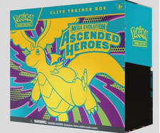 MEGA EVOLUTIONS ASCENDED HEROES - ELITE TRAINER ETB BOX - PRE ORDER  SHIPS FEB