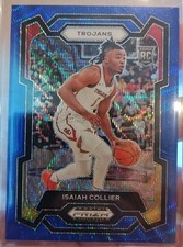 2024-25 Panini Prizm Draft Picks - Isaiah Collier #2 Blue Wave Prizm /249 (RC)