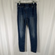 Boden Jeans Girls 11Y Medium Wash Blue Pull On Elastic Waist 25" Inseam