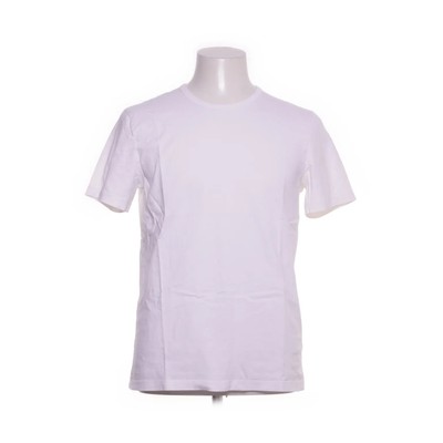 Asket, T-shirt, Größe: M, Weiß, Baumwolle, Einfarbig, Herren #X4w