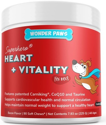 Dog Heart Health Chews - Cardio Support with L Carnitine 90 Soft