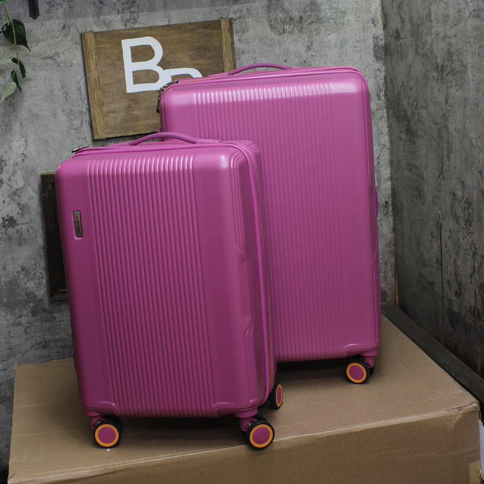 Set Berry Pink 20" 24"