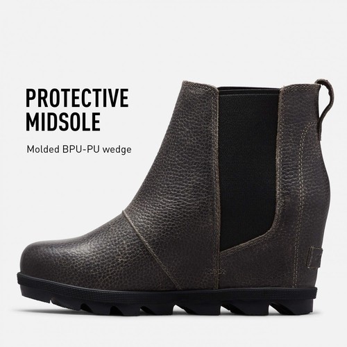 Sorel Women's Joan of Arctic Wedge II Chelsea Boot - Light Rain - Waterproof - Q - Bild 6 von 10