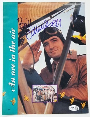 Bill Billy Campbell REAL hand SIGNED Pinup Photo JSA COA Autographed Rocketeer