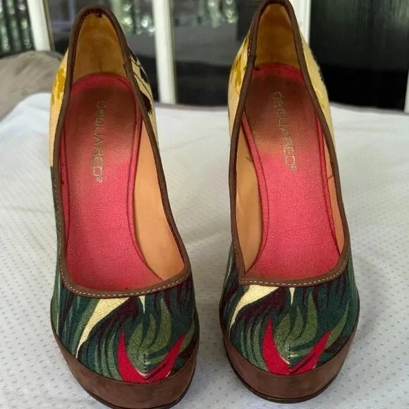 Tacones para mujer estampados Dsquared2 Foto 3 de 4
