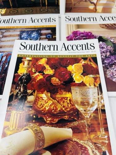 Southern Accents Magazines Lot of 4 Interior Design Ads 1995 - Imagen 5 de 10