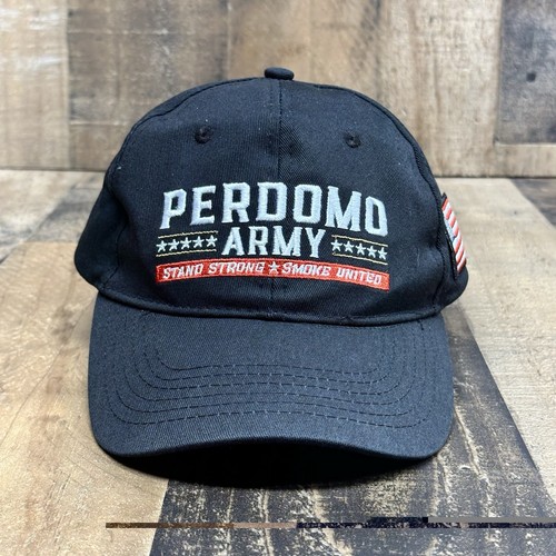 Perdomo Cigars Army Hat Promo Stand Strong Smoke United Embroidered Cap