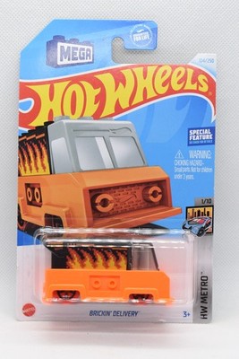 Hot Wheels Metro Orange Brickin' Delivery 2024 1/64 Combine Ship!