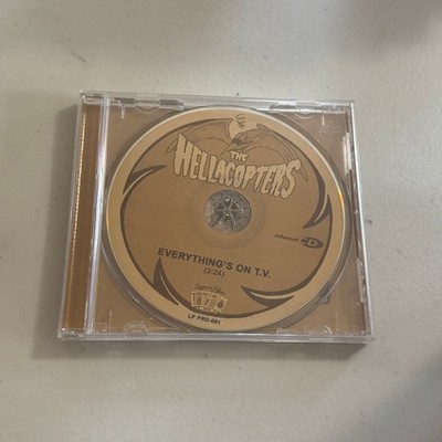The Hellacopters   Everything's On T.V. CD 2005 Promo Enhanced CD Single Liquor