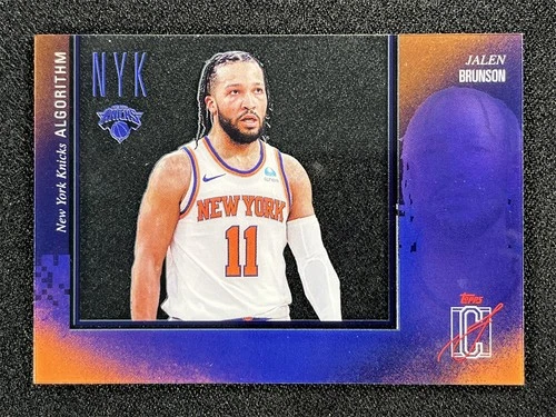 2025 Topps Signature Jalen Brunson Base (RAW)
