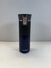 CONTIGO 24 oz Travel Coffee Mugs Stainless Steel Blue View Pics