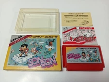 SON SON Nintendo Famicom CAPCOM Japan Import Free shipping FedEx DHL Tested
