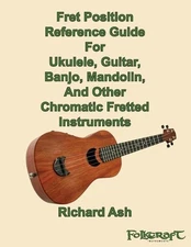 Fret Position Reference Guide For Ukulele, Guitar, Banjo, Mandolin And Other Chr