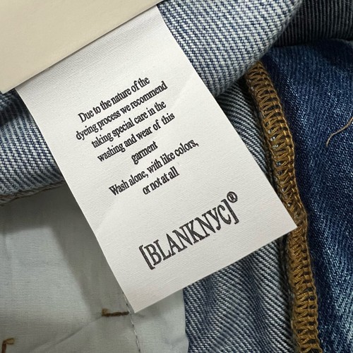 Blank NYC Baxter Ribcage Straight Leg Jeans 27 Distressed Ankle High Rise New - Picture 6 of 8