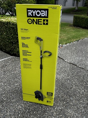#ad Ryobi ONE 18V 9 in. Cordless Battery Edger P2300BTL TOOL ONLY BRAND NEW $77.99