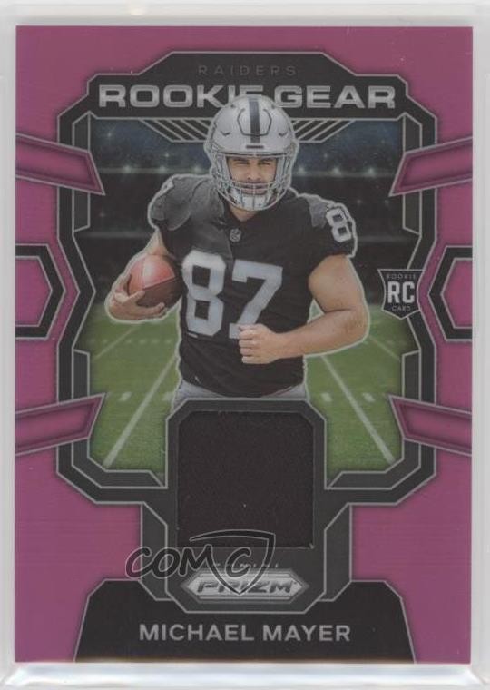 2023 Panini Prizm Rookie Gear Pink Prizm Michael Mayer #RG-MM RC 5i5