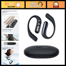 Wireless Open Ear Headphones, Bluetooth 5.4 Earbuds with Rich Bass, 32H Playtime