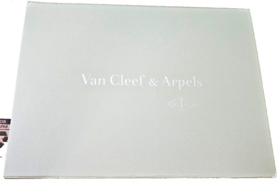 Van Cleef Arpels 100% Authentic green Large Empty Gift Box 12  x10 x5.5  &Ribbon