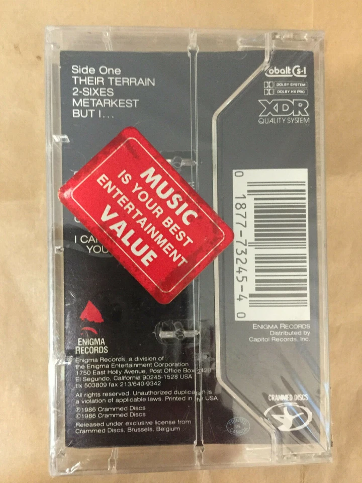 Colin Newman-Commercial Suicide (1986 Enigma Records/Crammed) Cassette Cut-out - Image 2 of 2