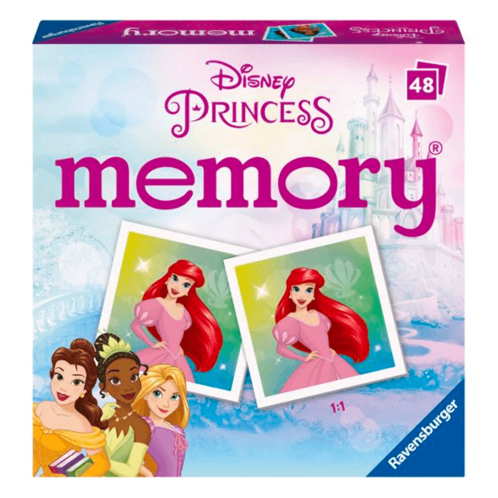 Ravensburger Disney Princess Memory Card Game Featuring 24 Pairs Of Princess Ima
