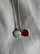 Ttiffany Red Heart Necklace