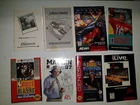 8 Vintage Video Game Instruction Manuals Sega Genesis Batman Montana Madden Lot
