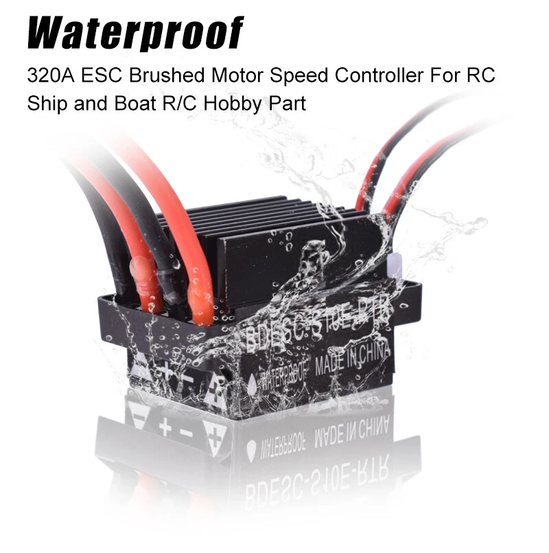 6-12V 320A ESC Brushed Motor Speed Controller For RC Boat and Ship R/C Hobby - Image 4 of 4