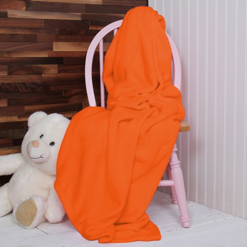PLUSH FLEECE BLANKET THROWS - 50" X 60" - SOFT FUZZY COZY - 14 COLOR OPTIONS - Picture 29 of 56
