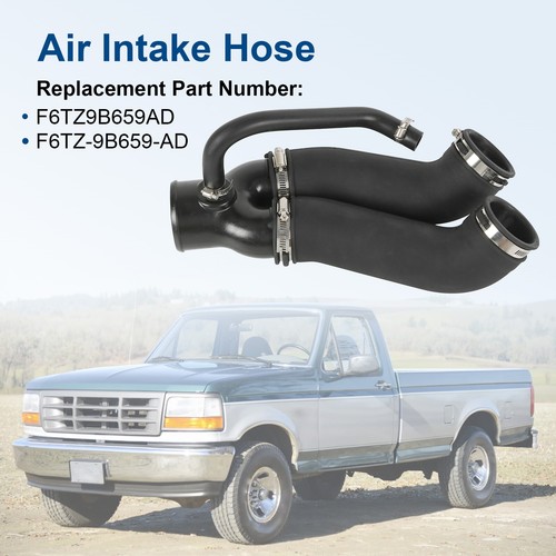 Air Intake Duct Hose F6TZ-9B659-AD For 94-97 Ford F150 F250 F350 5.0L/5.8L - Picture 2 of 22