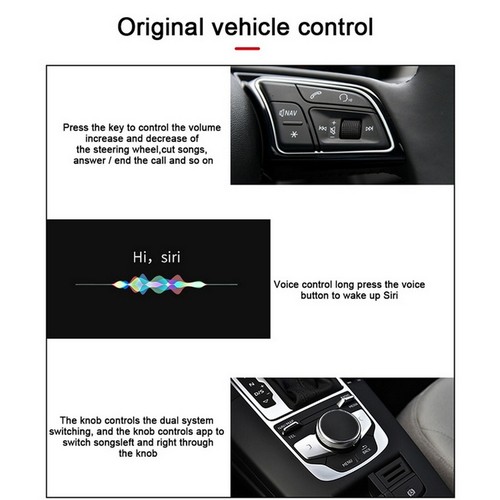 Wireless CarPlay Android Auto Retrofit Kit For Volvo V40 V60 S60 XC60 - Picture 9 of 12
