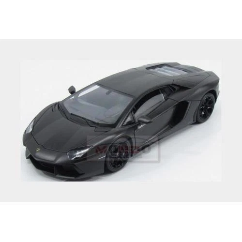 1:18 WELLY Lamborghini Aventador Lp700-4 2011 Nemesis Matt Grey WE18041BK - Immagine 2 di 2