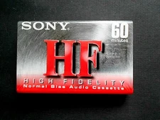 Sony HF 60 High Fidelity Normal Bias Audio Cassette