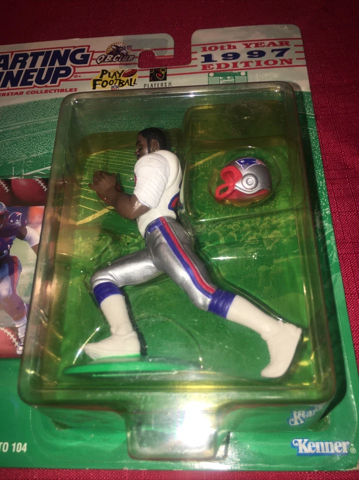 NFL New England Patriots Curtis Martin Starter Lineup 1997 edición décimo año Foto 4 de 4