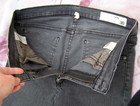 New rag & bone High Waist Dark gray cropped Flare jeans Capri sz 30/10 USA made  — photo 6